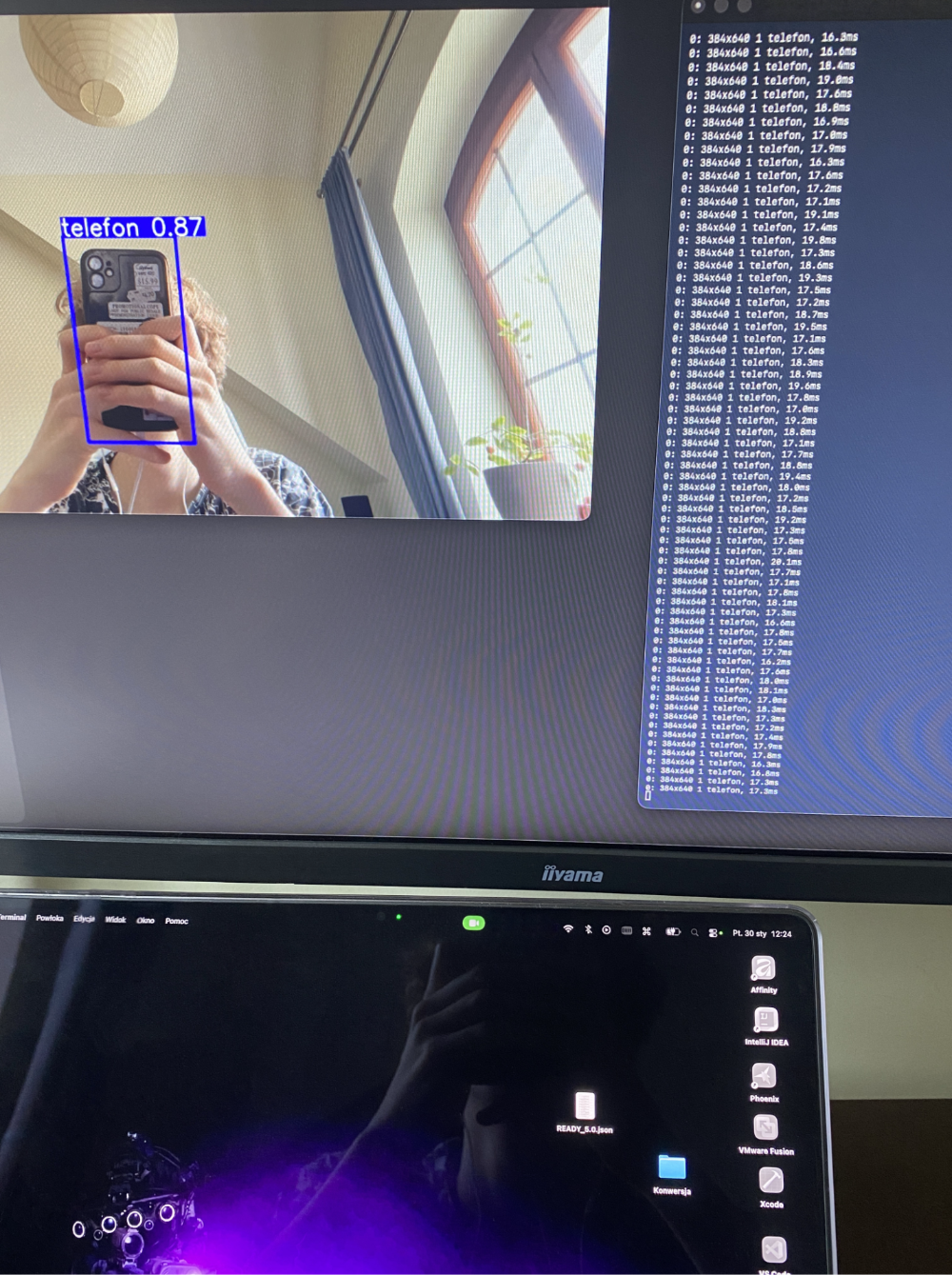 EyesProtector development interface in Xcode